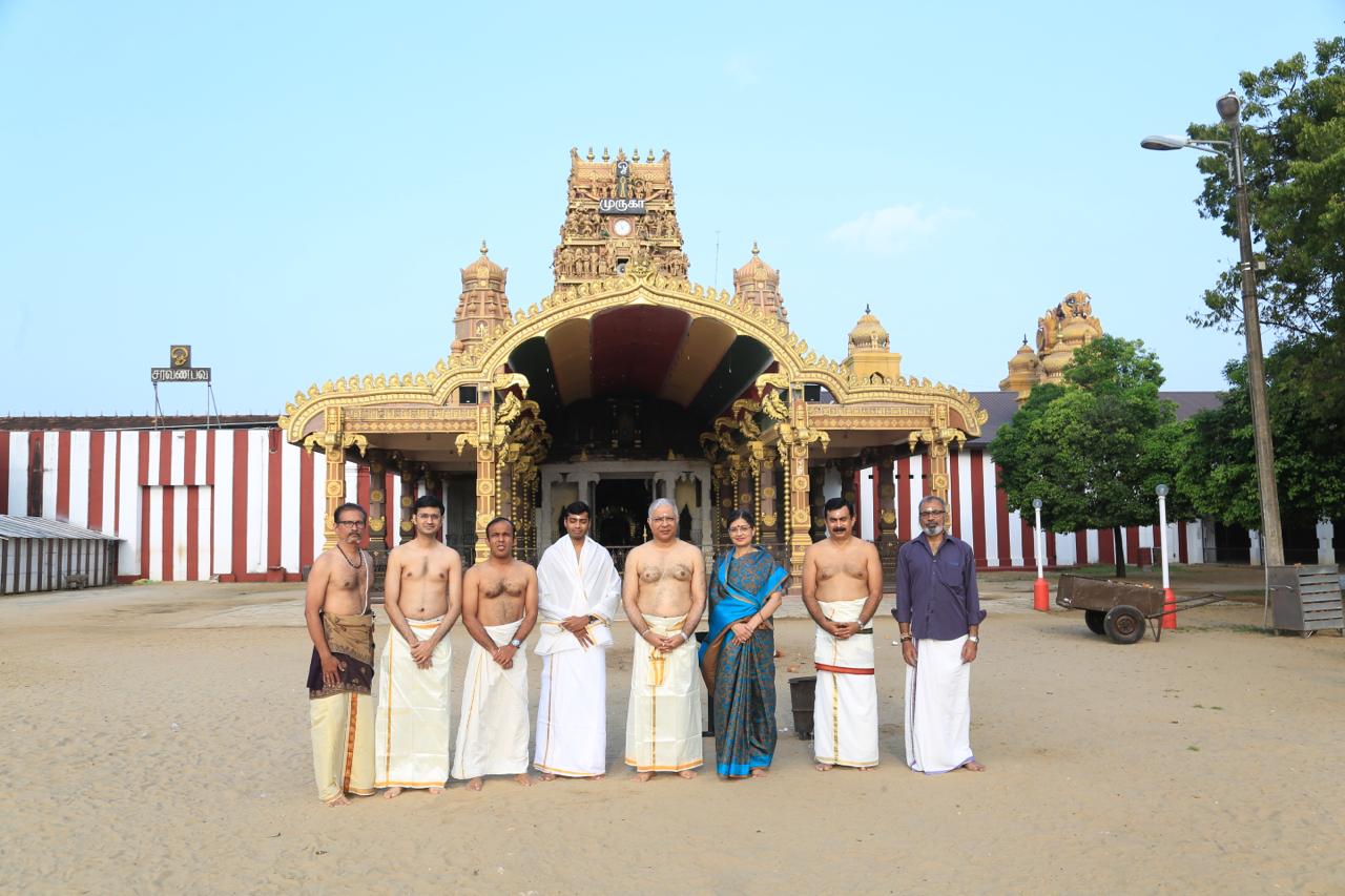1. Visit to Nallur Kandaswamy Temple